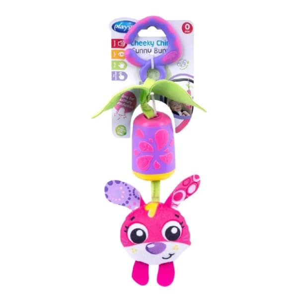 PLAYGRO igračka za kolica Zeka Smejalica roze 1