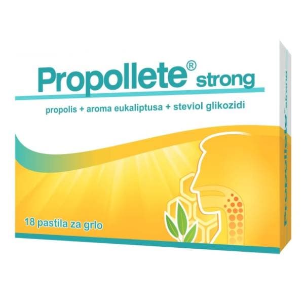 PROPOLLETE strong pastile za grlo 18kom 0