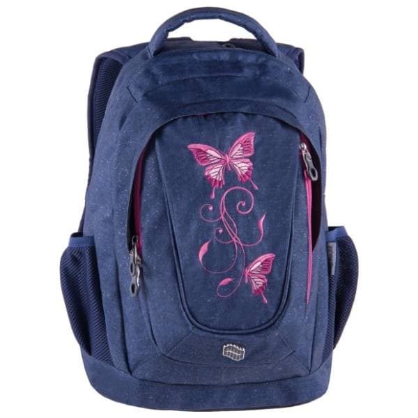 Ranac za školu PULSE Music jeans butterfly 0
