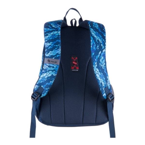 Ranac za školu PULSE Spin blue snake 1