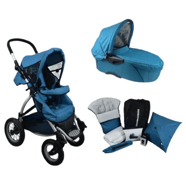 STEEL kolica za bebe Style Combi blue 1