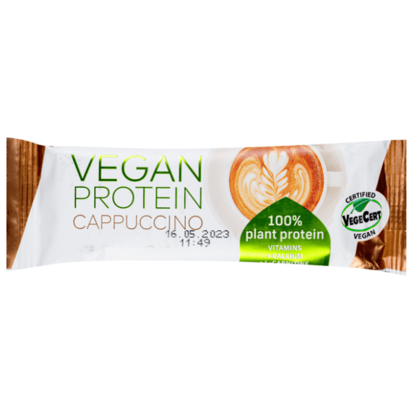 TEKMAR proteinski bar cappuccino vegan 40g 0