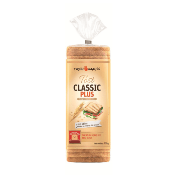 Tost classic plus TVOJIH 5 MINUTA 750g 0
