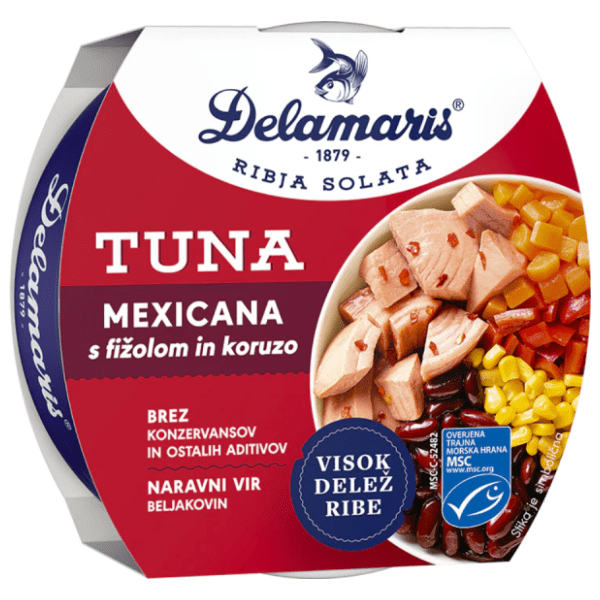 Tunjevina salata DELAMARIS mexicana 170g 0