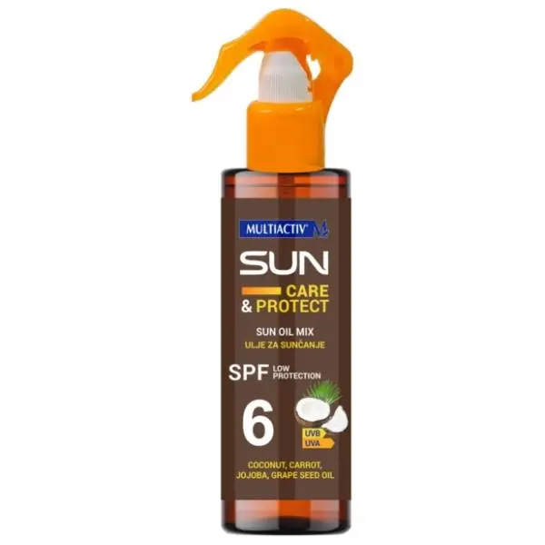 Ulje za sunčanje MULTIACTIV Care & protect SPF6 200ml 0