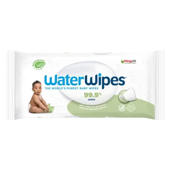 Vlažne maramice WATERWIPES soapberry 99,9% voda 60kom 0
