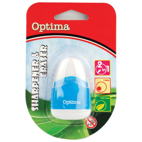 Zarezač i gumica OPTIMA round duo 1kom 0