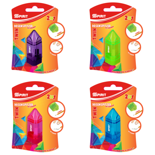 Zarezač i gumica SPIRIT Twin 1kom 0