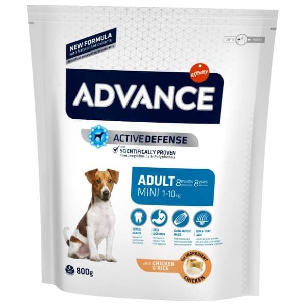 ADVANCE Adult mini hrana za pse piletina i pirinač 800g 0