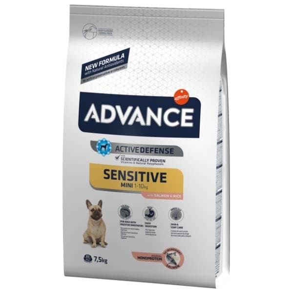 ADVANCE Sensitive hrana za odrasle pse losos i pirinač 7,5kg 0