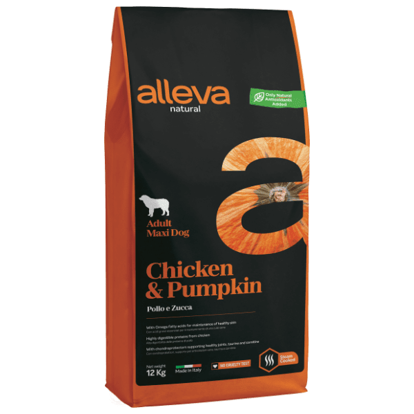 ALLEVA Natural hrana za pse piletina i bundeva 12kg 0