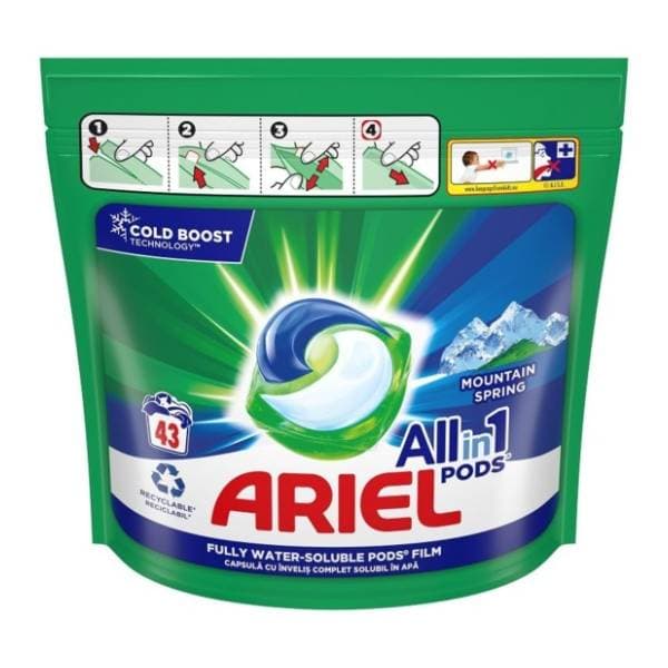 ARIEL PODS Mountain spring kapsule za veš 43kom 0