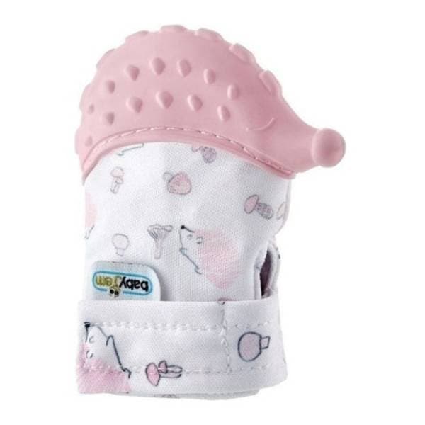 BABYJEM glodalica rukavica Hedgehog pink 0