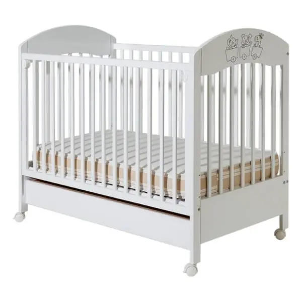 BAMBINO krevetac sa fiokom Gloria beli 0
