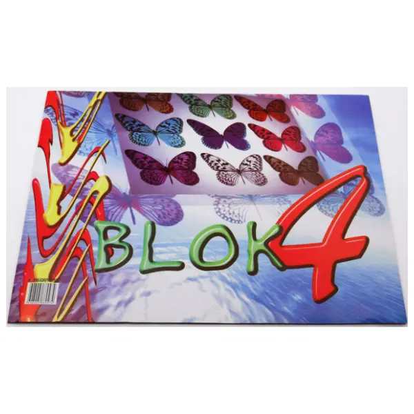Blok broj 4 ILIJANUM 10listova 1kom 0