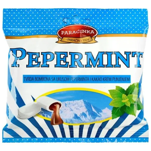 Bombone PARAĆINKA pepermint sa kakao punjenjem 100g 0