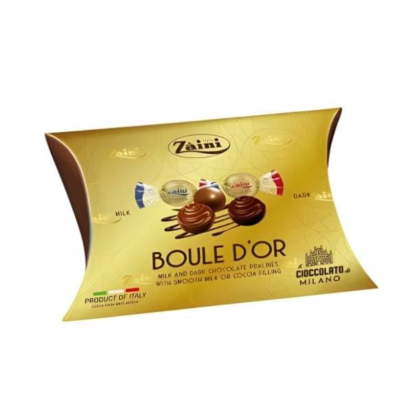 Bombonjera ZAINI milk and dark gold 115g 0