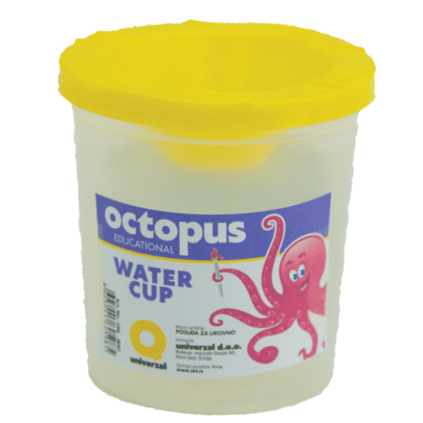 Čaša za likovno OCTOPUS 7x7,5cm 1kom 0