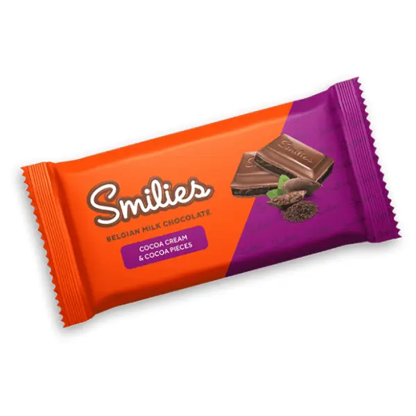 Čokolada SMILIES crna čokolada lešnik 94g 0