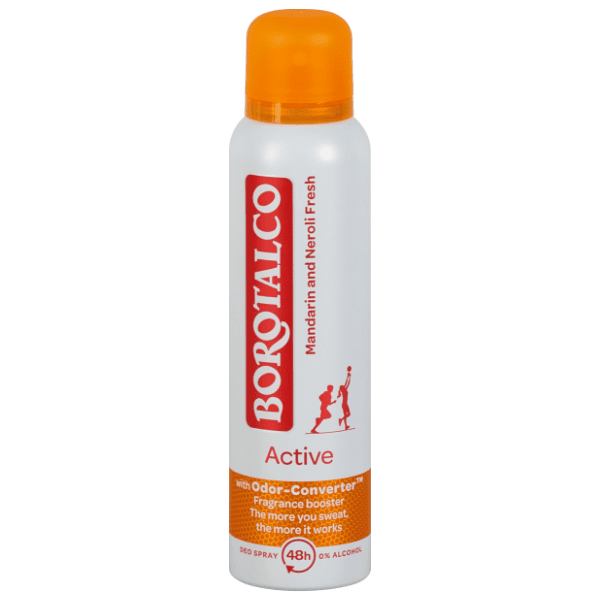 Dezodorans BOROTALCO Active mandarine neroli 150ml 0