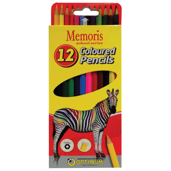 Drvene boje OPTIMUM memoris zebra 12kom 0