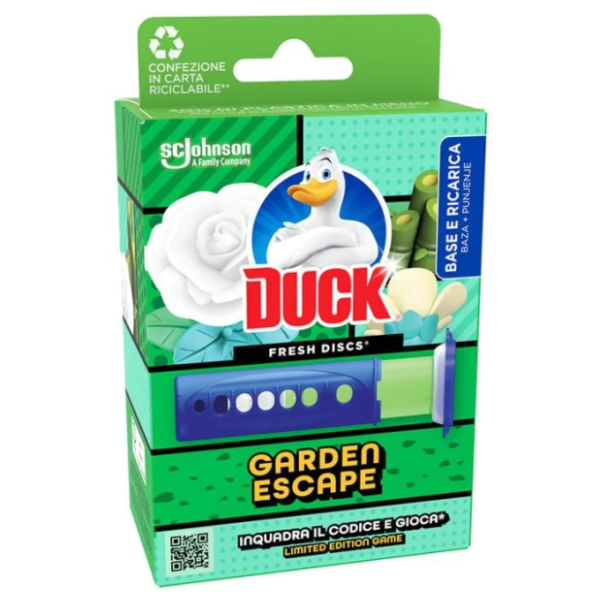 DUCK WC osveživač disc garden escape 36ml 0