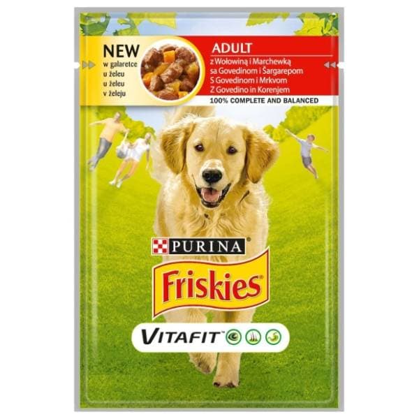 FRISKIES Adult govedina i šargarepa 100g 0