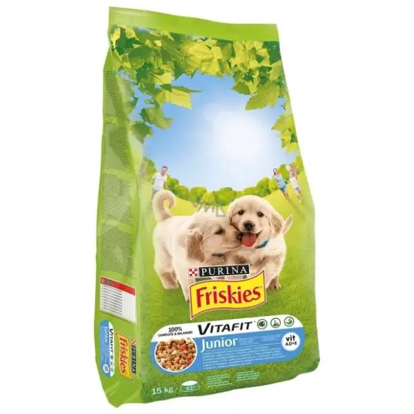 FRISKIES Junior all piletina i povrće 15kg 0