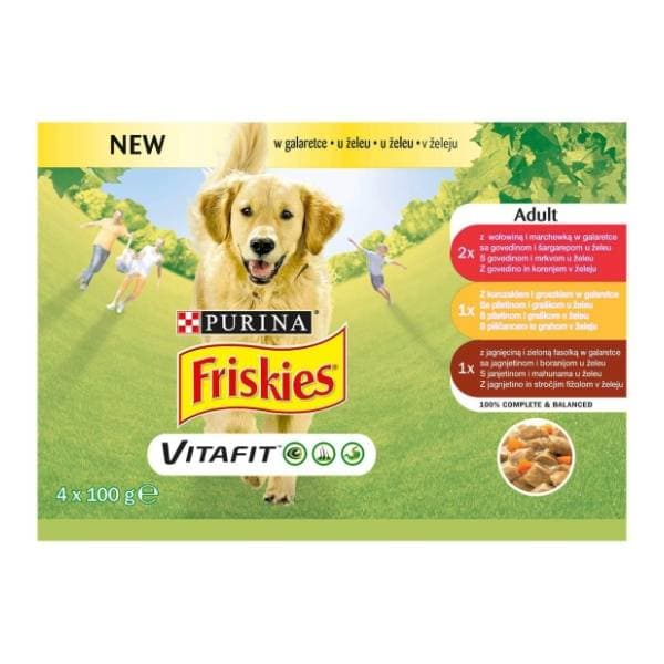 FRISKIES Multipack govedina, piletina i jagnjetina 4x100g 0