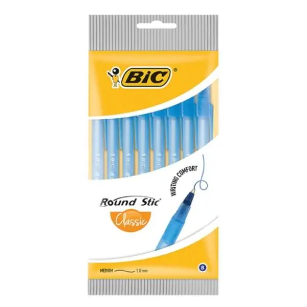 Hemijske olovke BIC round stic simply 8kom 0