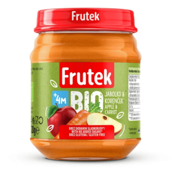 FRUTEK kašica BIO jabuka šargarepa 120g 0