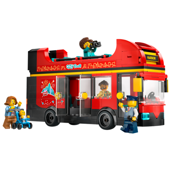LEGO City crveni dabldeker za razgledanje 60407 3