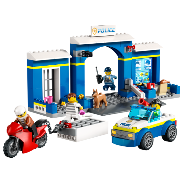 LEGO City jurnjava i policijska stanica 60370 1