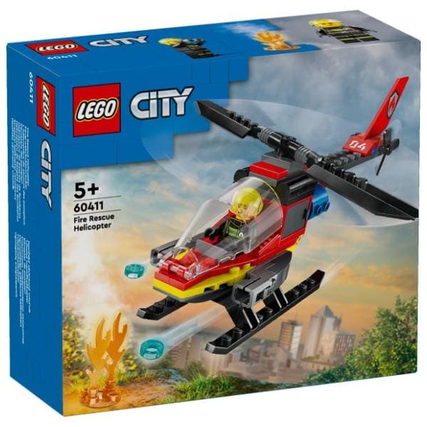 LEGO City vatrogasni helikopter za spasavanje 60411 0
