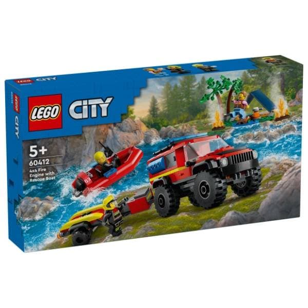 LEGO City vatrogasni kamion 4x4 s čamcem za spasavanje 60412 0