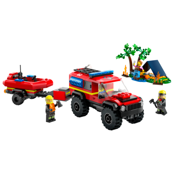 LEGO City vatrogasni kamion 4x4 s čamcem za spasavanje 60412 1