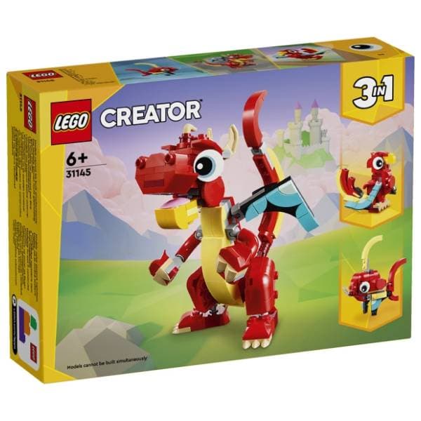 LEGO Creator 3in1 Crveni zmaj 31145 0