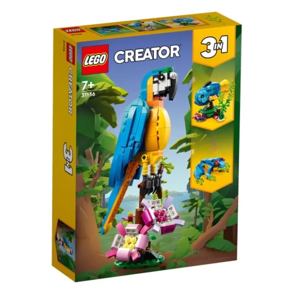 LEGO Creator 3in1 egzotični papagaj 31136 0