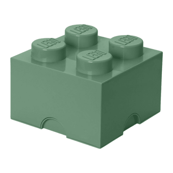 LEGO kutija za odlaganje (4) peščano zelena 0