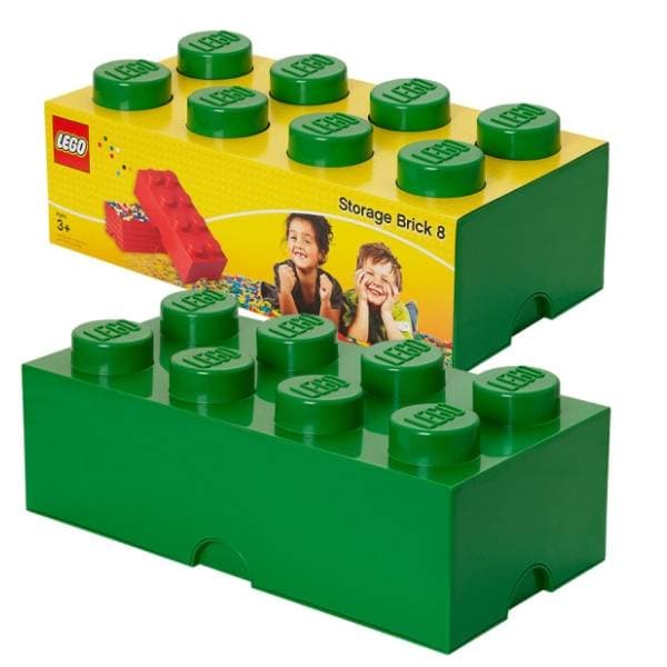 LEGO kutija za odlaganje (8) tamno zelena 0