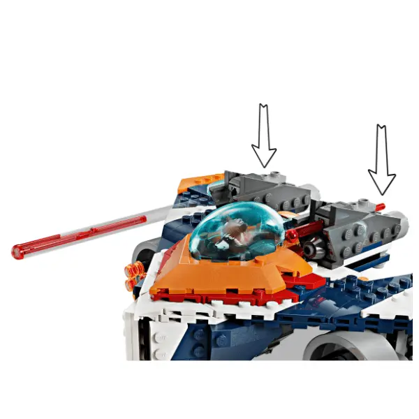 LEGO Marvel Roketova ratna ptica protiv Ronana 76278 3
