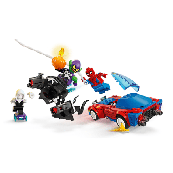 LEGO Marvel Spajdermenov trkački auto i venomizirani Zeleni Goblin 76279 2