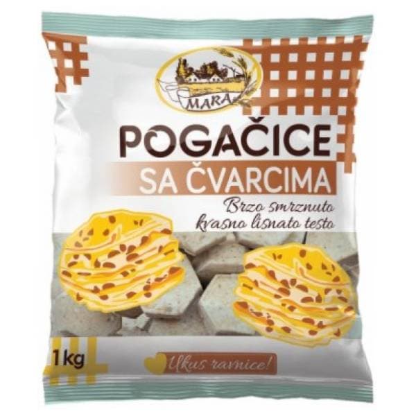 MARA smrznute pogačice sa čvarcima 1kg 0
