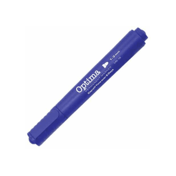 Marker OPTIMA plavi kosi vrh 1kom 0