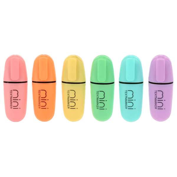 Markeri TIP TOP OFFICE pastelni mini 6kom 0