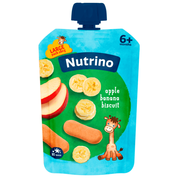 NUTRINO kašica jabuka banana sa keksom 180g 0