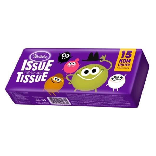 Papirne maramice VIOLETA issue tissue 3sloja 15kom 0