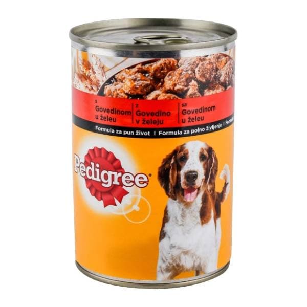 PEDIGREE hrana za pse adult govedina u želeu konzerva 400g 0