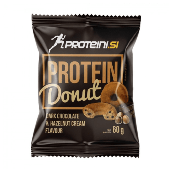 PROTEINI.SI proteinska krofna crna čokolada lešnik 60g 0
