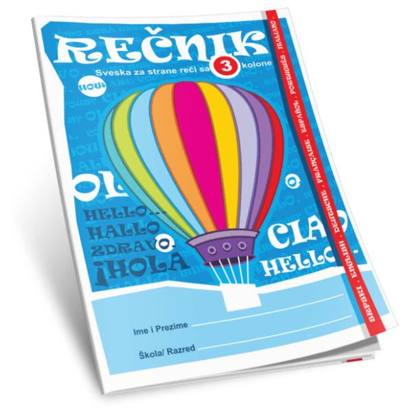 Rečnik A6 OCTOPUS 3 kolone 1kom 0